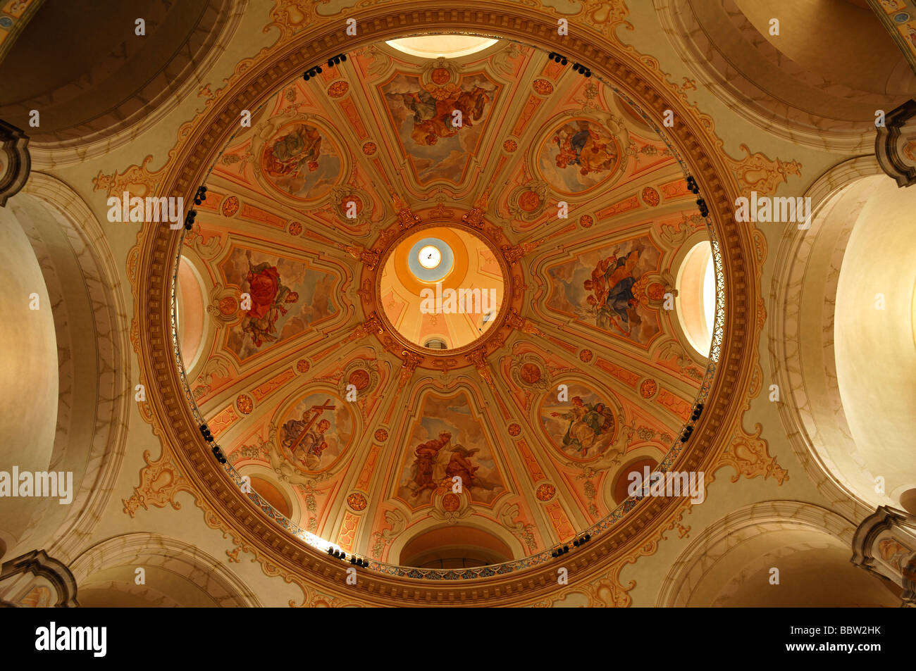 Blick auf die Kuppel der Frauenkirche, Dresden, Sachsen, Deutschland, Europa Stockfoto