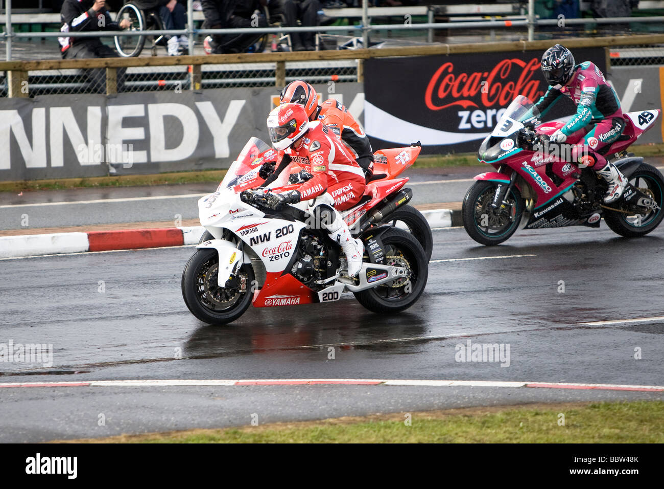 Michael Rutter zu Beginn NW200 Superbike-Rennen North West 200 Northern Ireland Stockfoto