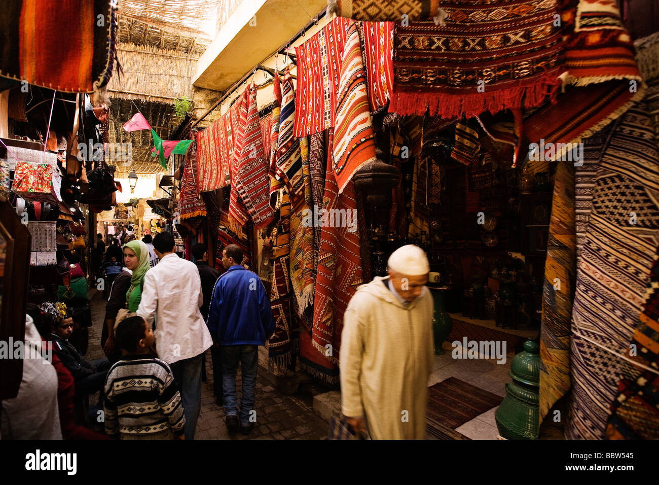 Fes Medina, Marokko, Nordafrika Stockfoto
