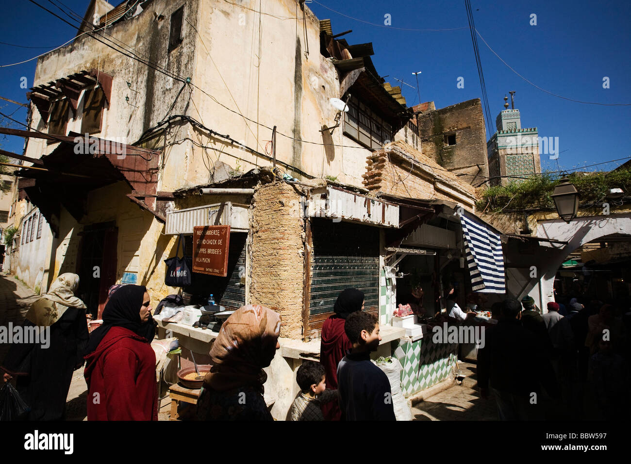 Fez, Marokko, Nordafrika Stockfoto