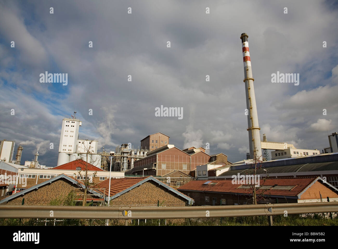 Industria de Torrelavega Cantabria España Industrie in Torrelavega Cantabria Spanien Stockfoto