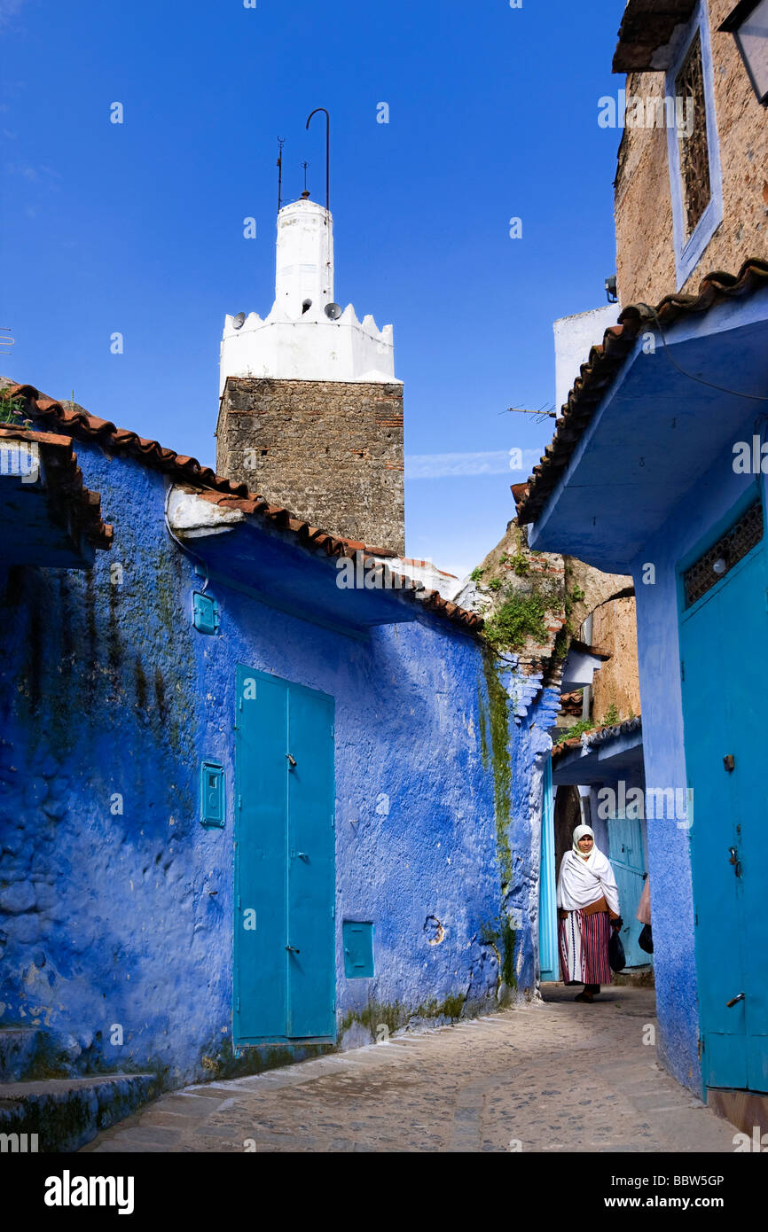 Chefchaouen Marokko Nordafrika Stockfoto