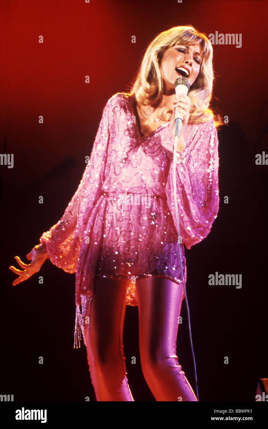 OLIVIA NEWTON JOHN - australische Sängerin über 1972 Stockfoto