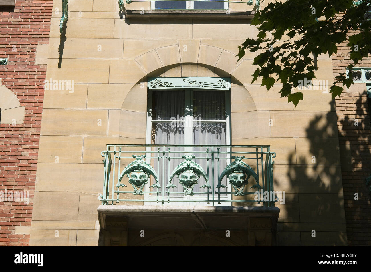 Paris Castel Béranger von Hector Guimard 1894 1898 Paris Castel Béranger von Hector Guimard 1894 1898 Stockfoto