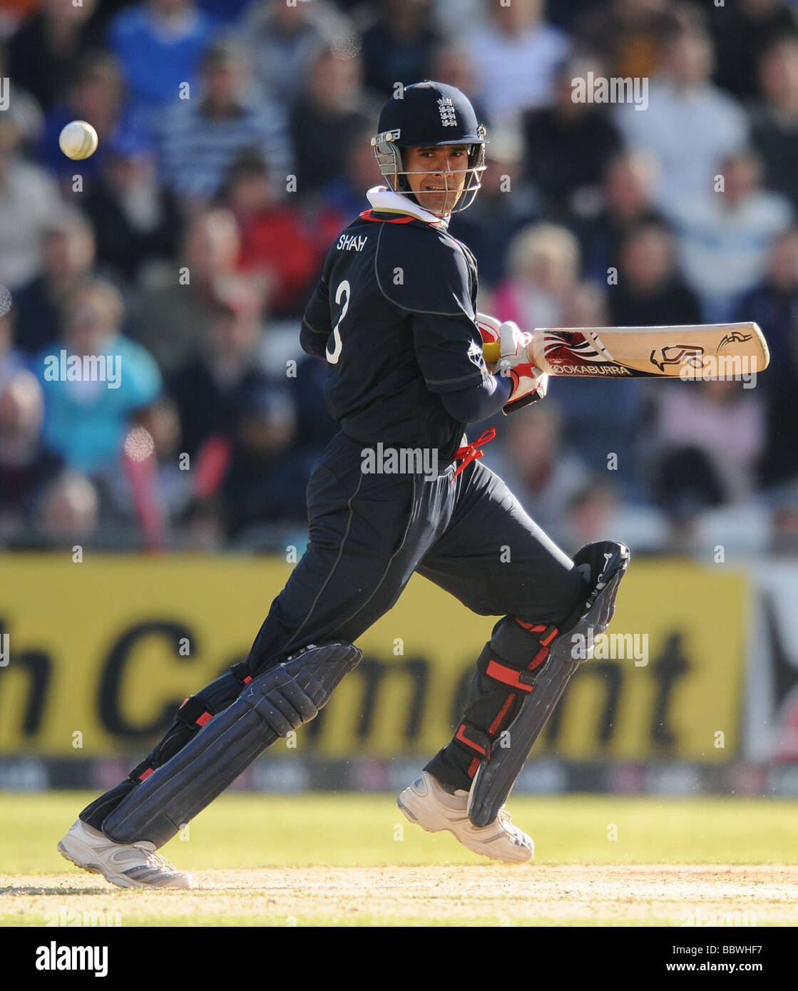 OWAIS SHAH ENGLAND TRENT BRIDGE NOTTINGHAM ENGLAND 11. Juni 2009 Stockfoto