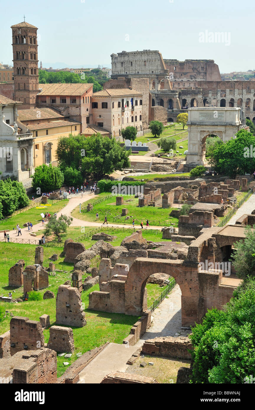 Forum Romanum, Rom, Latium, Italien Stockfoto