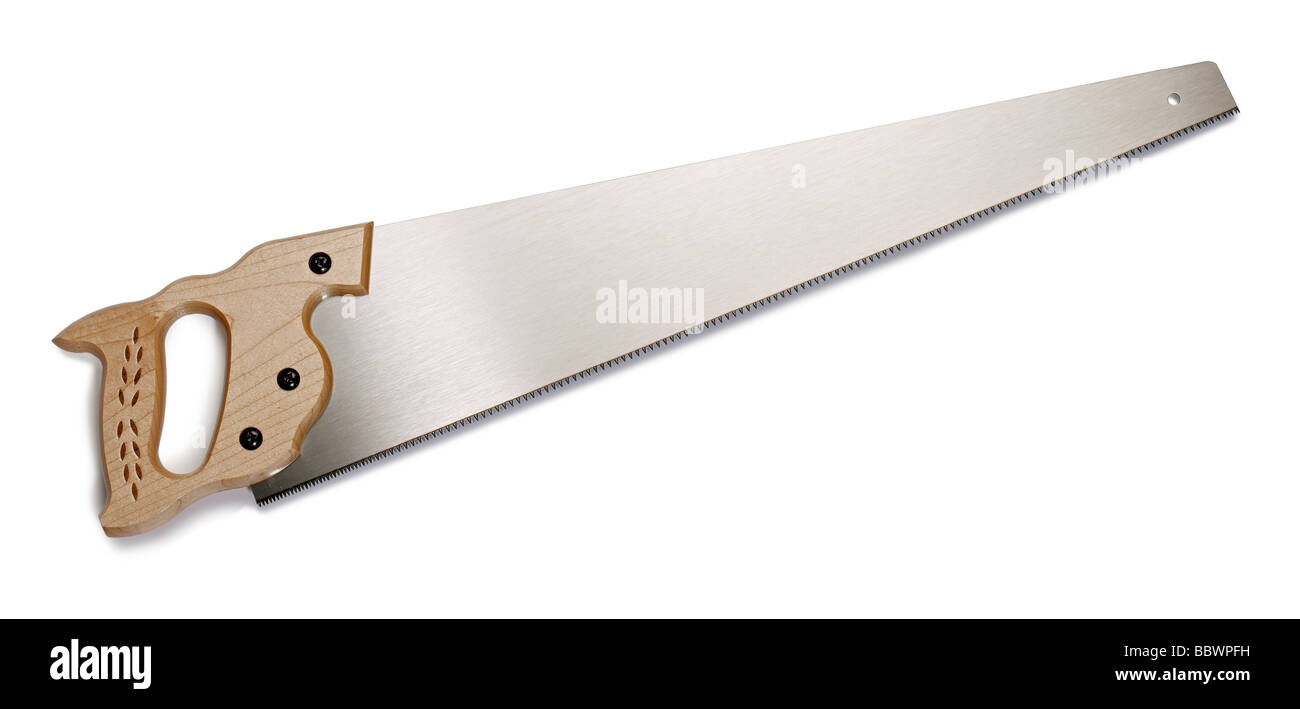 Handsäge Stockfoto