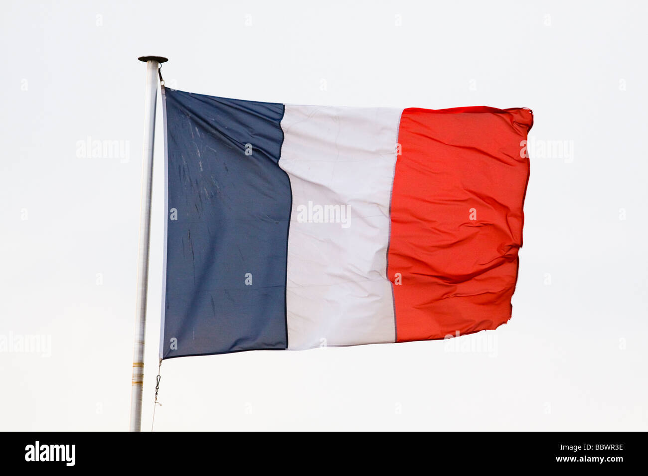 Französische Nationalflagge Stockfoto