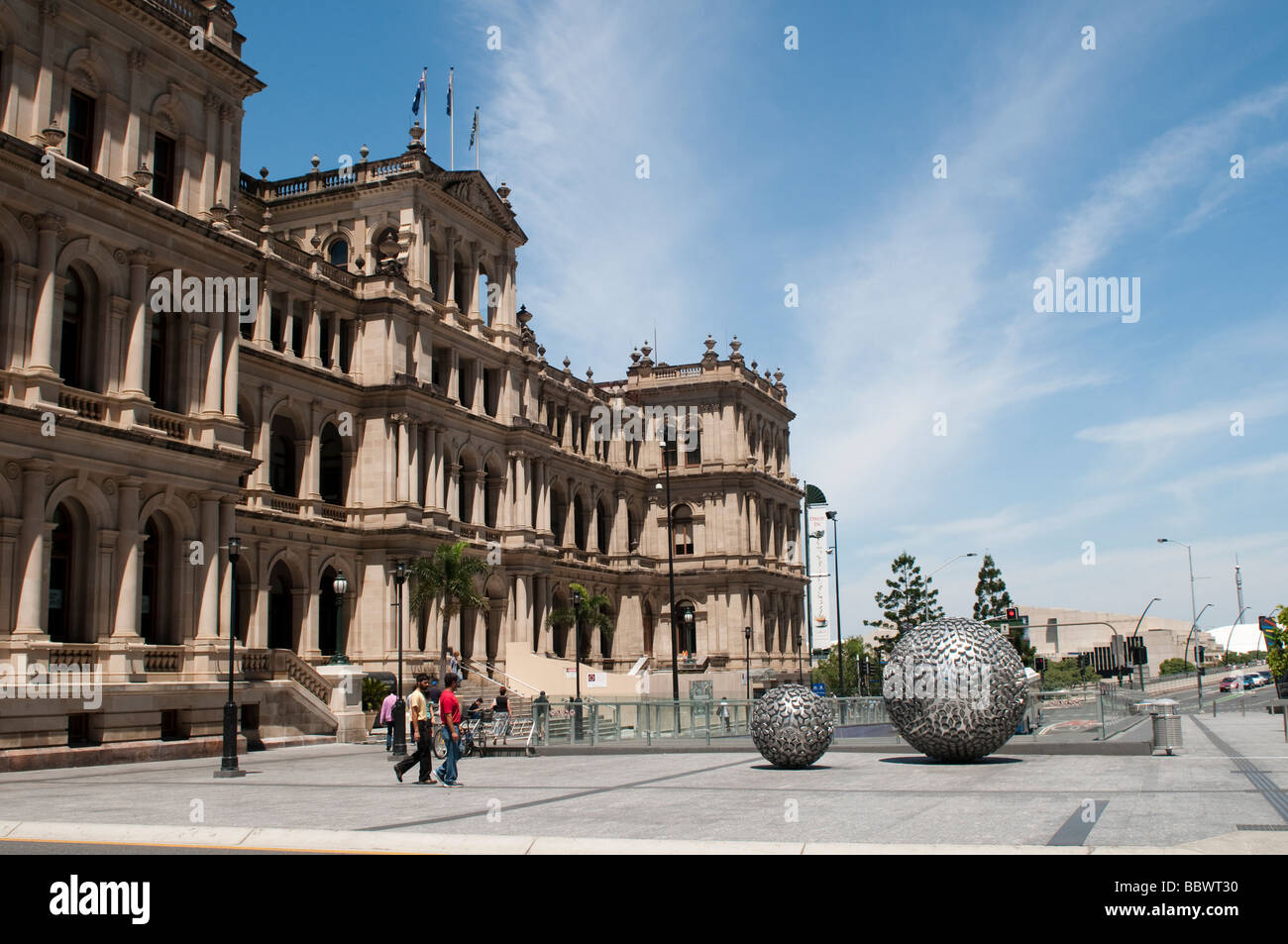 Treasury Casino Gebäude, Brisbane, Australien Stockfoto