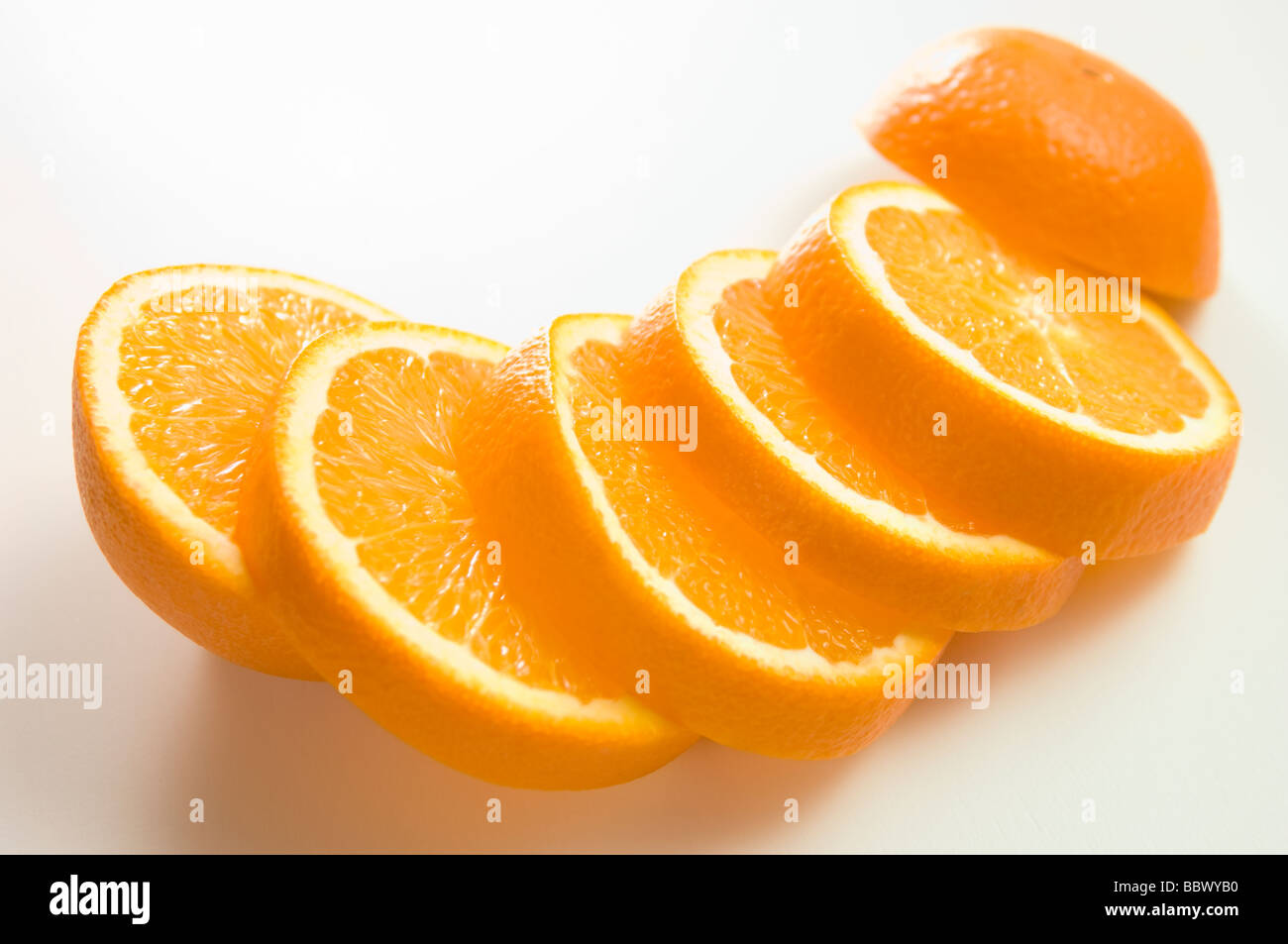 Geschnittenen Orange Stockfoto