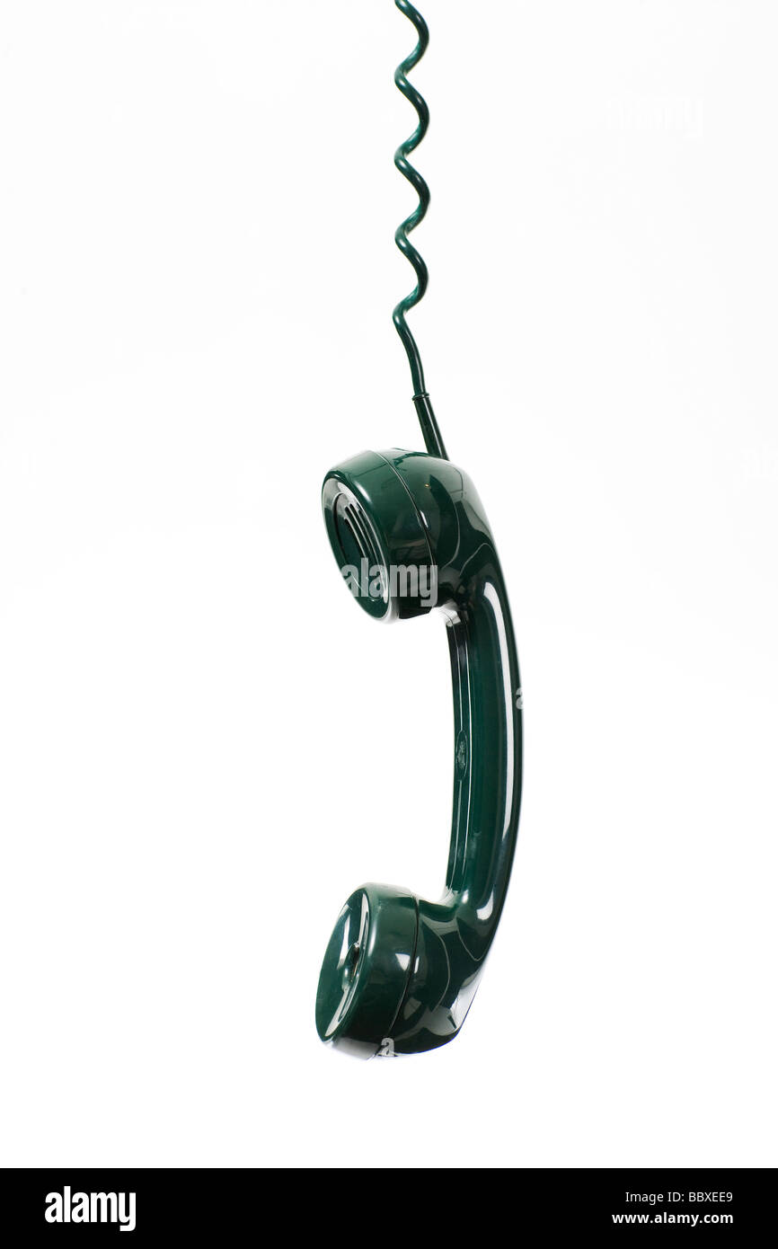 Ein Empfänger vor einem weißen Hintergrund Schweden. Stockfoto