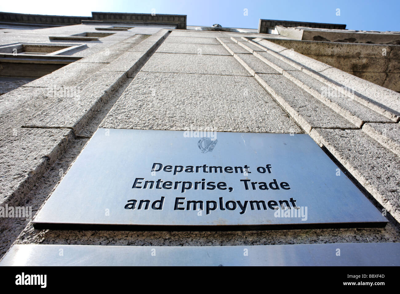 Ministerium für Unternehmen, Handel und Beschäftigung Gebäude DETE Dublin Irland Stockfoto