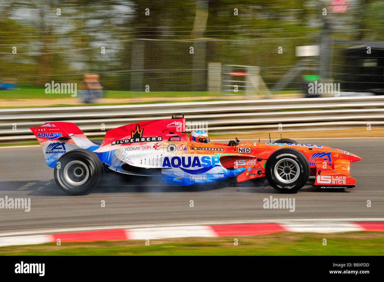 Jeroen Bleekemolen A1 Team Niederlande Rennen in Brands Hatch Stockfoto