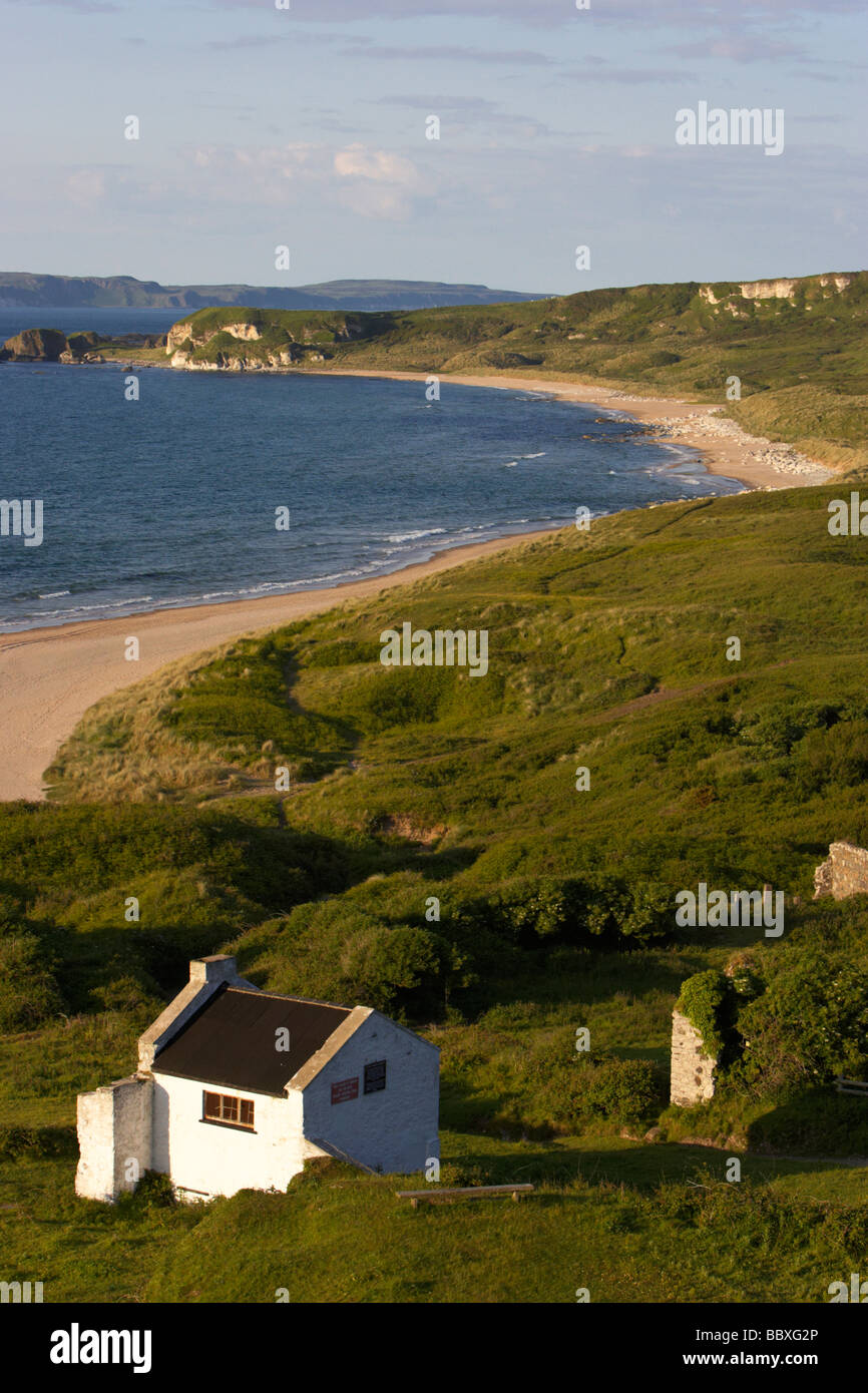 White Park Bay und Strand an der North Antrim coast County Antrim-Nordirland-Großbritannien Stockfoto