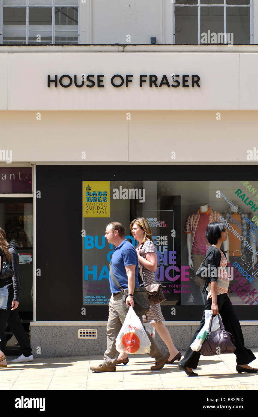 House of Fraser Store, Leamington Spa, Deutschland Stockfoto