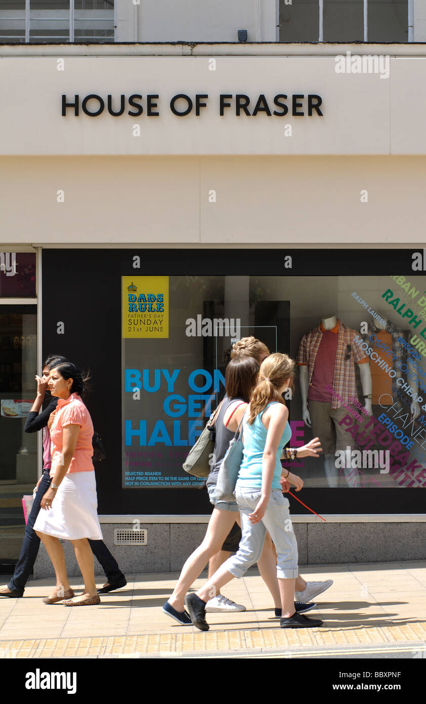 House of Fraser Store, Leamington Spa, Deutschland Stockfoto