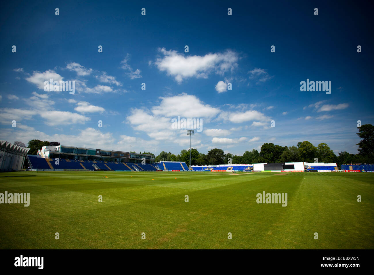 Glamorgan Cricket Club Paramount Sophia Gärten Cardiff South Wales UK Stockfoto
