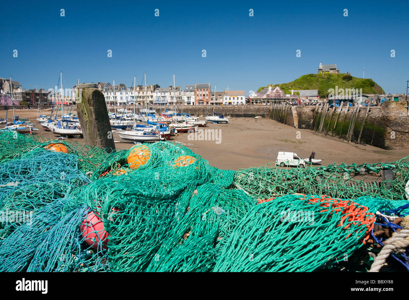 Ilfracombe Hafen an der Küste von North Devon UK Stockfoto