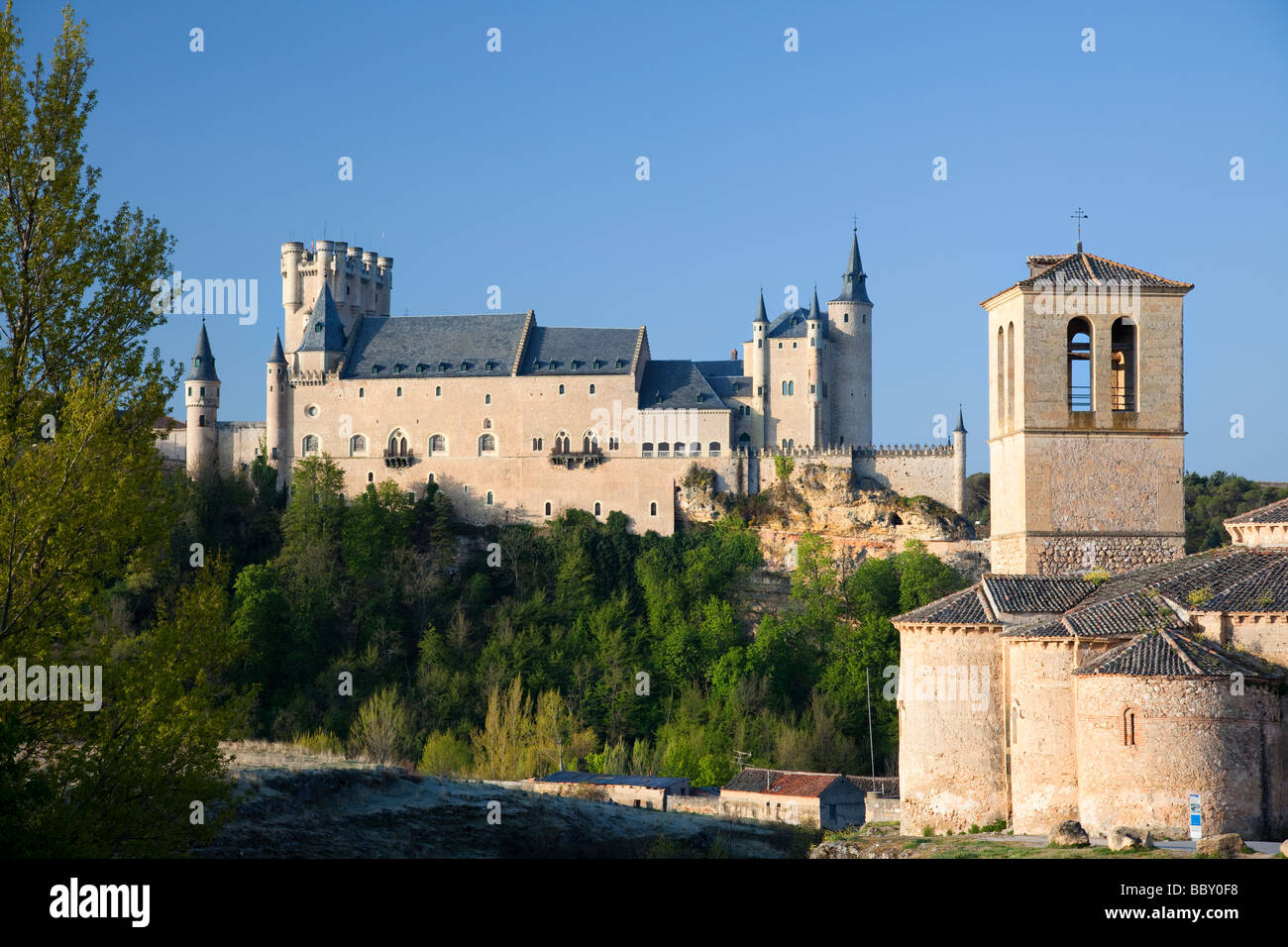 Segovia Burg, Segovia, Spanien Stockfoto