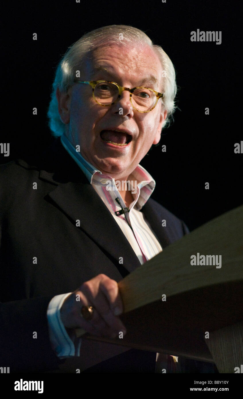 David Starkey englischer Historiker Autor tv und radio-Moderatorin abgebildet Hay Festival 2009 Stockfoto