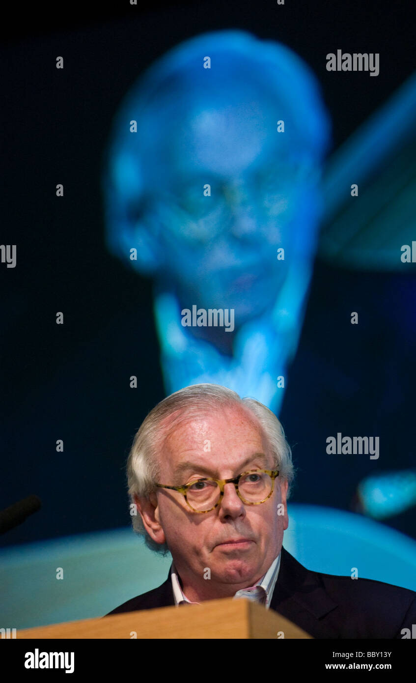 David Starkey englischer Historiker Autor tv und radio-Moderatorin abgebildet Hay Festival 2009 Stockfoto
