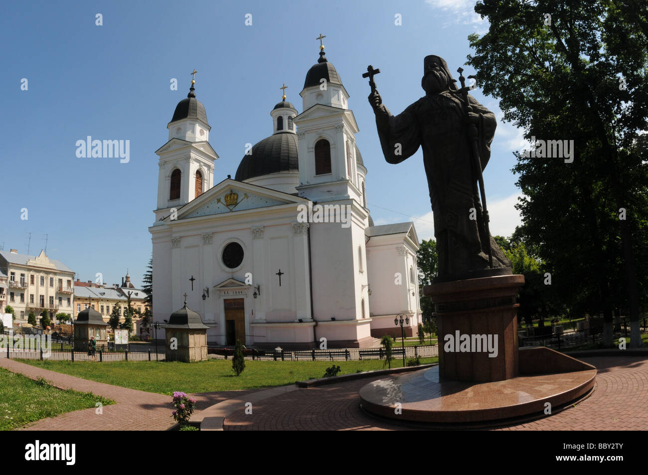 Kathedrale der Heiligen Geist, Czernowitz, Ukraine. Stockfoto