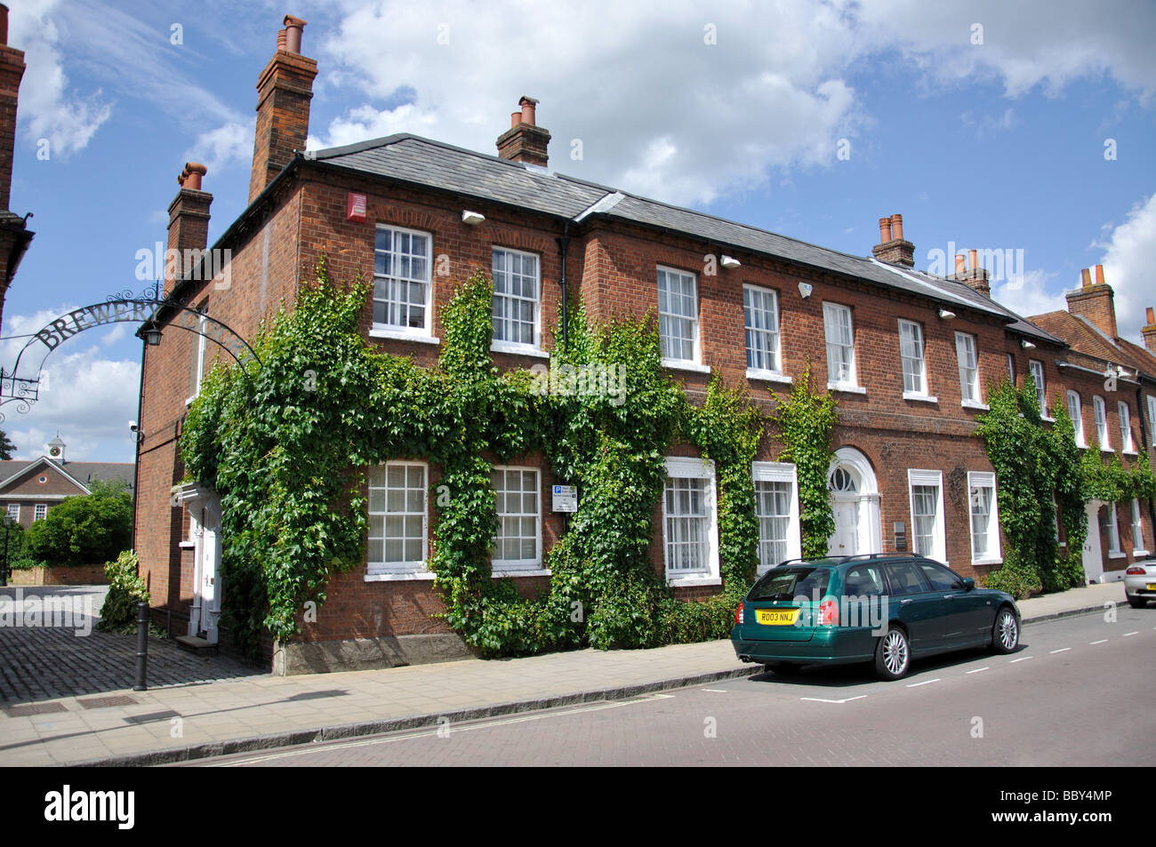 Die alte Brauerei, High Street, Theale, Berkshire, England, Vereinigtes Königreich Stockfoto