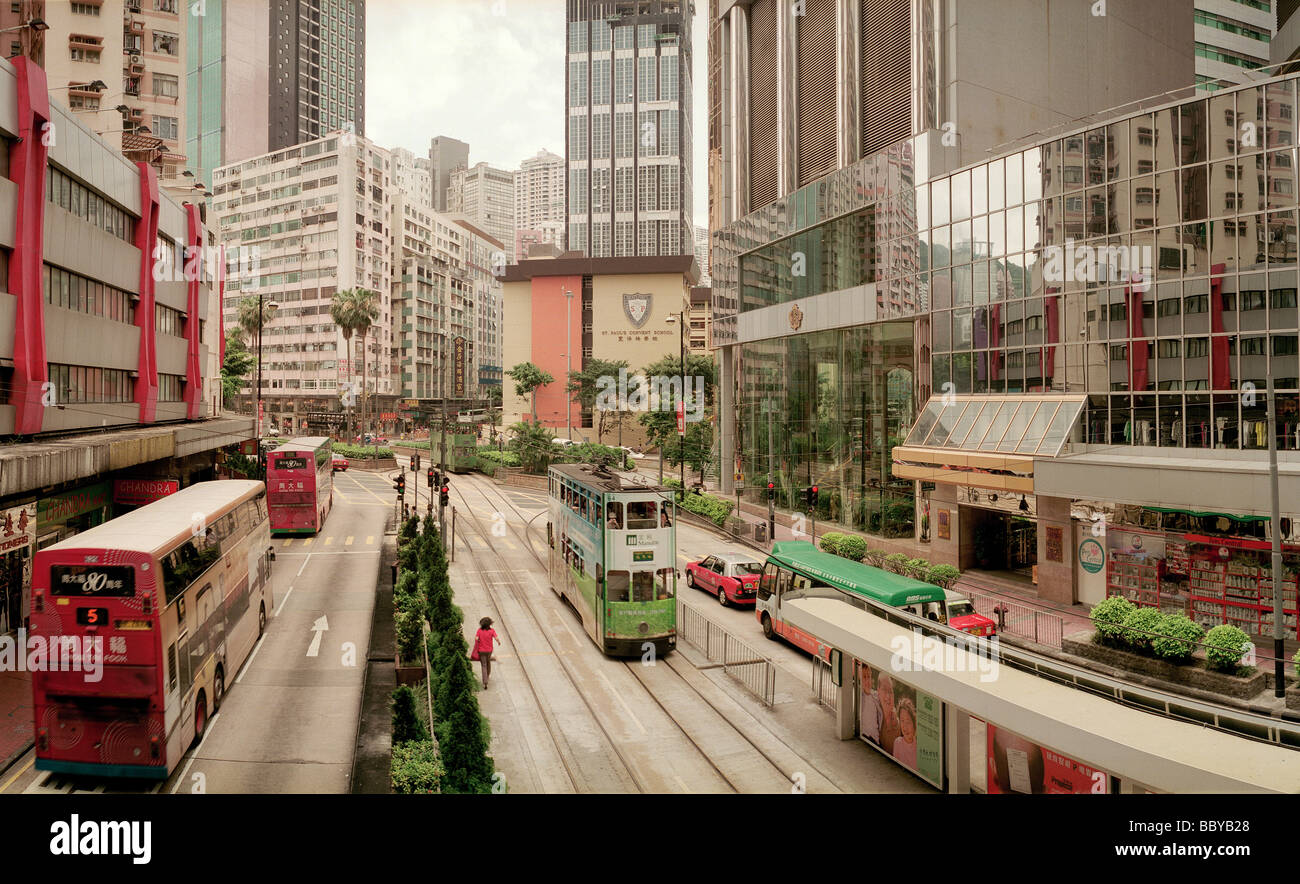 Yee Wo Street Causeway Bay Hong Kong Stockfoto