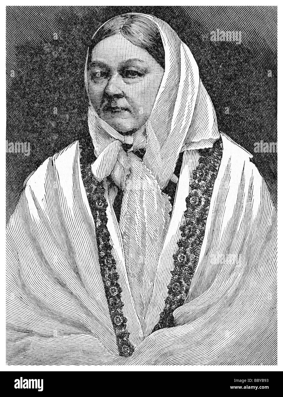 Florence Nightingale in ihrem letzten Jahr. 1910. Stockfoto