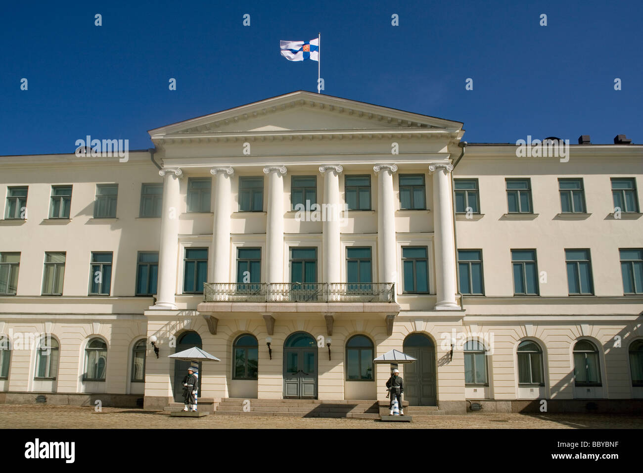 Finnland Helsinki Präsidentenpalast Stockfoto