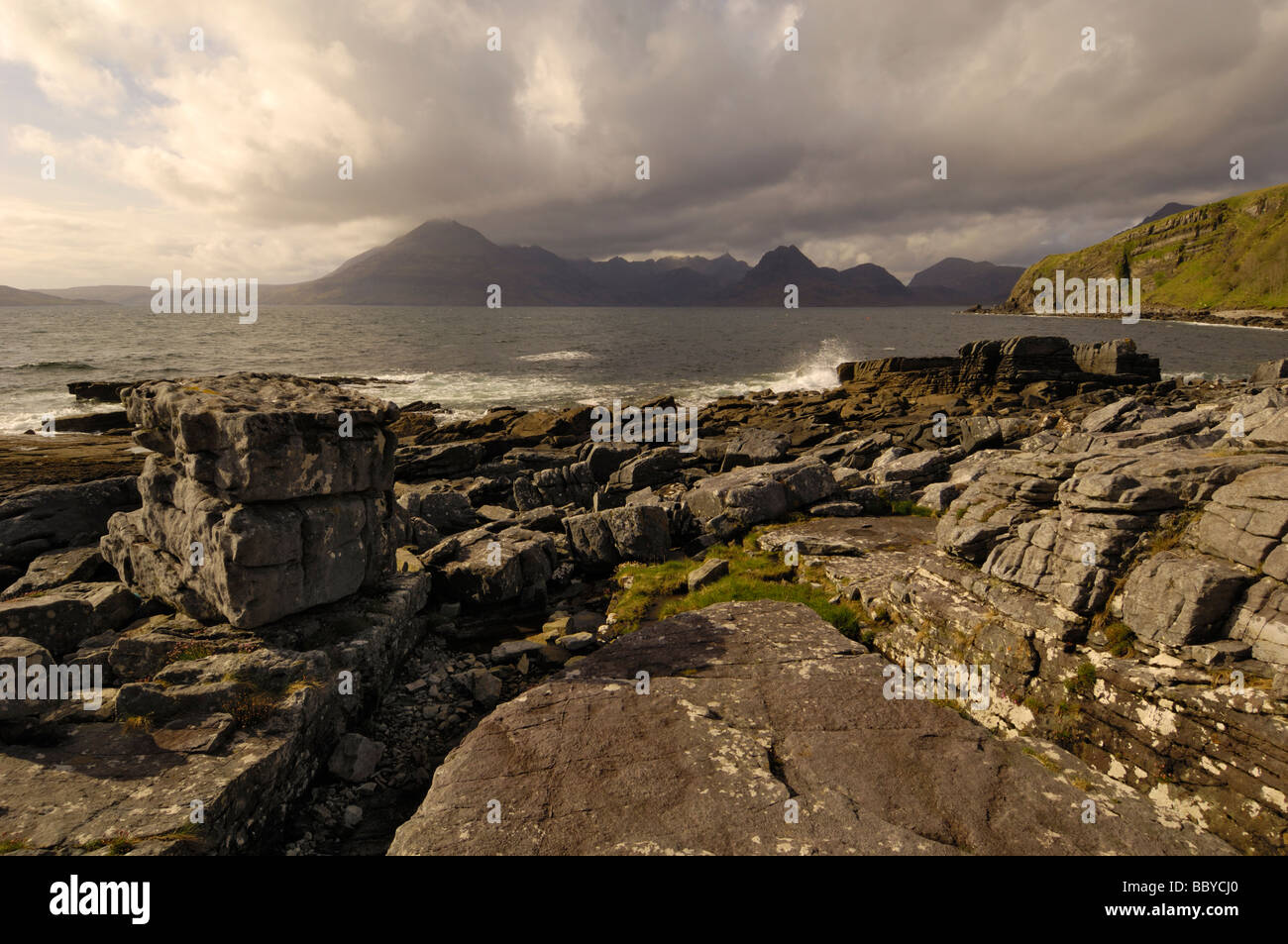 Cullins von Elgol, Isle Of Skye, Schottland Stockfoto