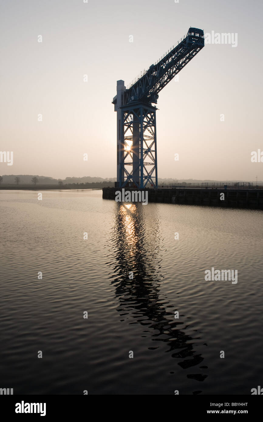 Titan Kran Clydebank Stockfoto