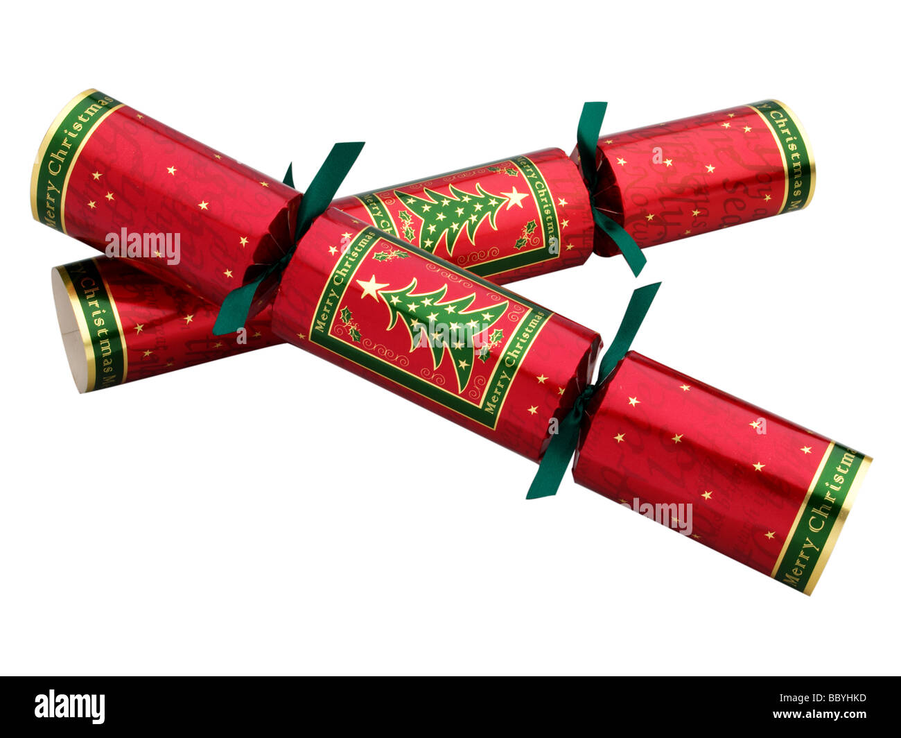 Christmas Crackers Stockfoto