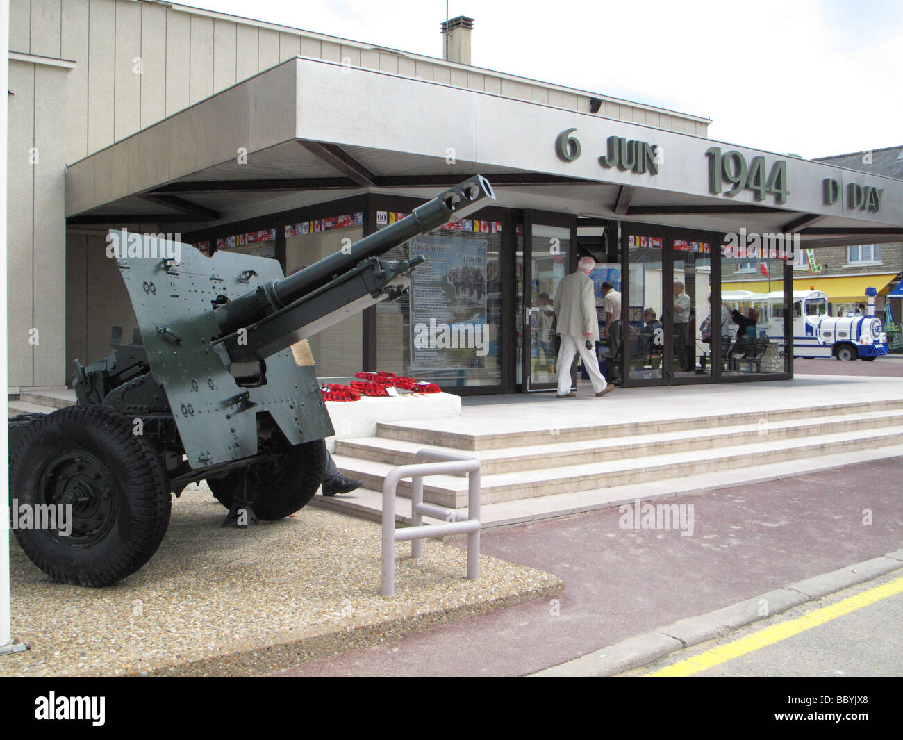 Arromanche Normandie Frankreich ww2 Musuem 1944 d Tag Weltkrieg museum Stockfoto