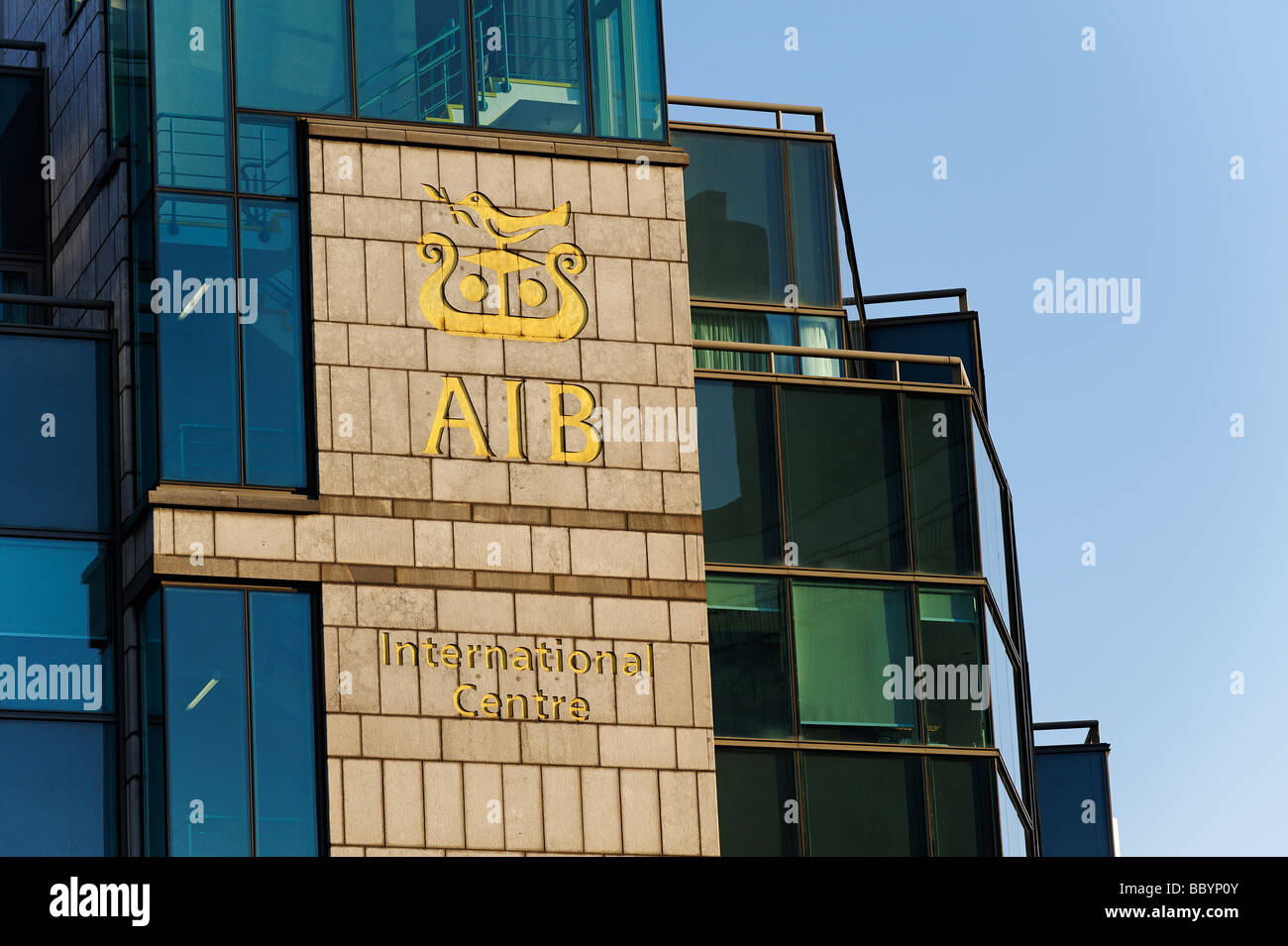 AIB International Centre Sitz der AIB Capital Markets Dublin Republik von Irland Stockfoto