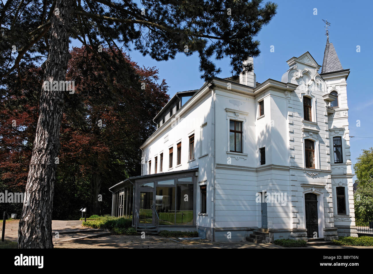 Firma Villa Hendrichs verstemmt Schmiede, LVR Industriemuseum, Solingen, Nordrhein-Westfalen, Deutschland, Europa Stockfoto