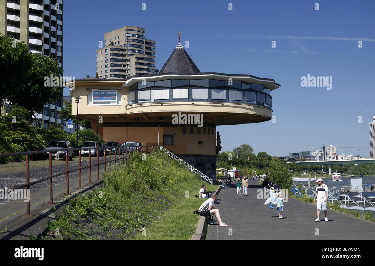 Restaurant Bastei, Köln, Rheinland, Nordrhein-Westfalen, Deutschland, Europa Stockfoto