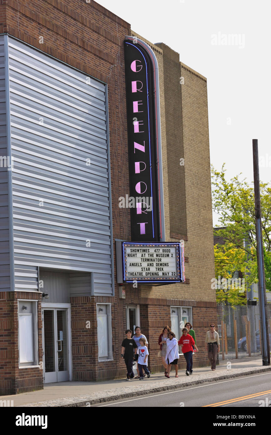 Kino Greenport Long Island NY USA Stockfoto