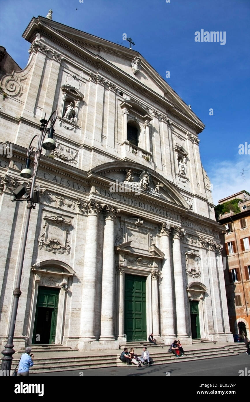 Die Kirche Chiesa Nuova o Santa Maria in Vallicella in Rom-Latium-Italien Stockfoto