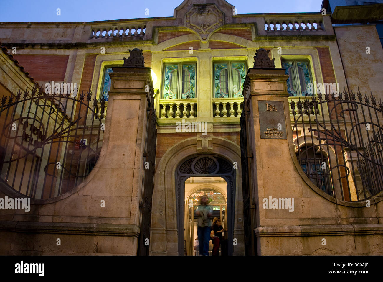 Casa Lis Jugendstil und Art Deco Museum, Salamanca, Kastilien und Leon, Spanien Stockfoto