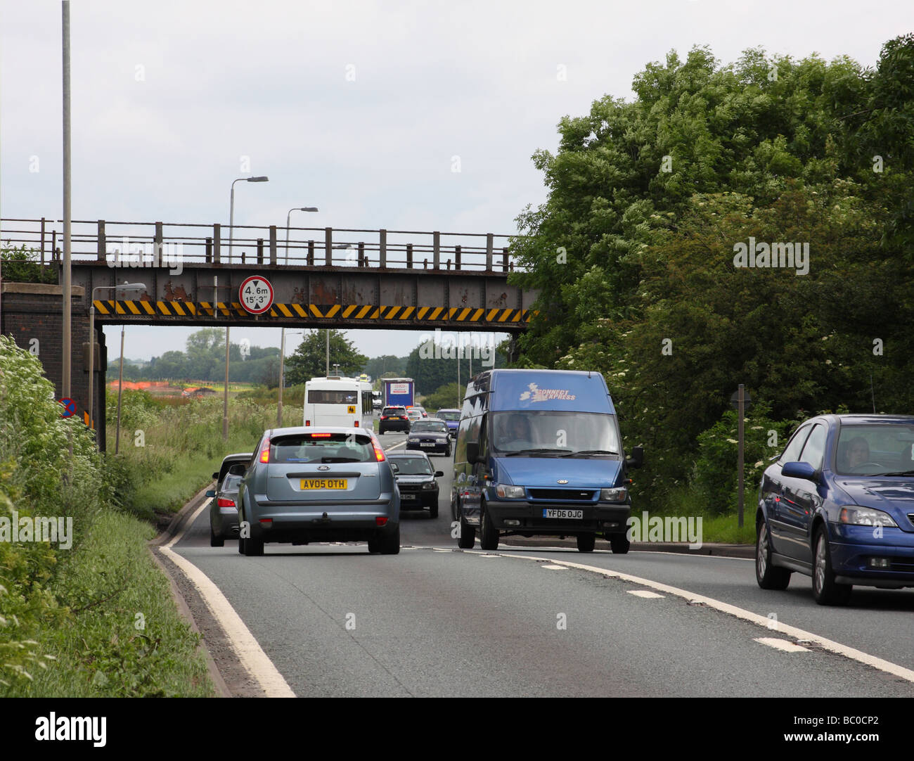 Die A46 Fosseway in Nottinghamshire, England, Vereinigtes Königreich Stockfoto