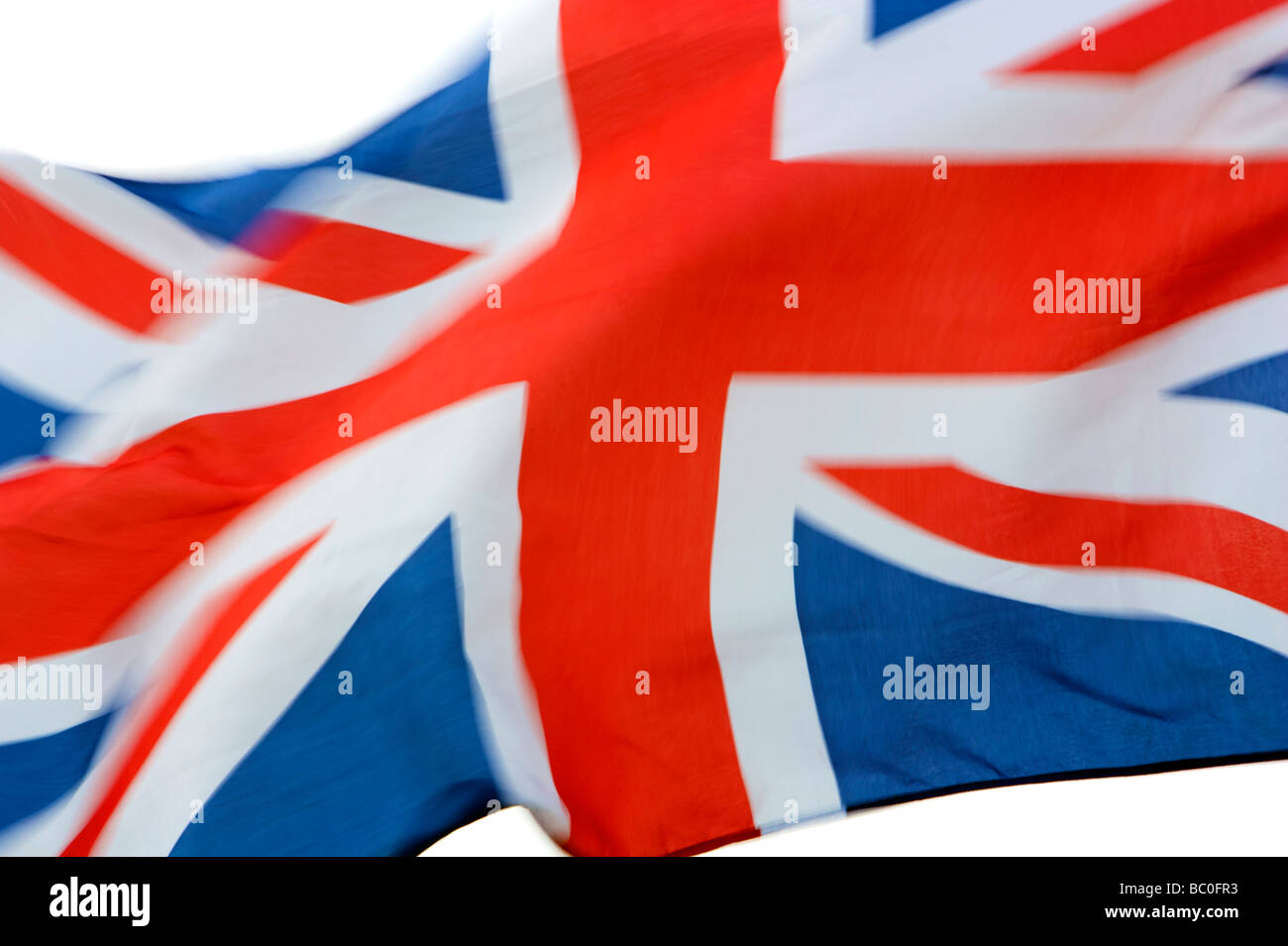 Union Jack-Flagge Stockfoto