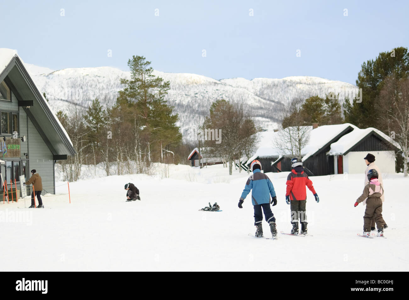 Geilo Ski Resort, Norwegen, Scandinavia Stockfoto