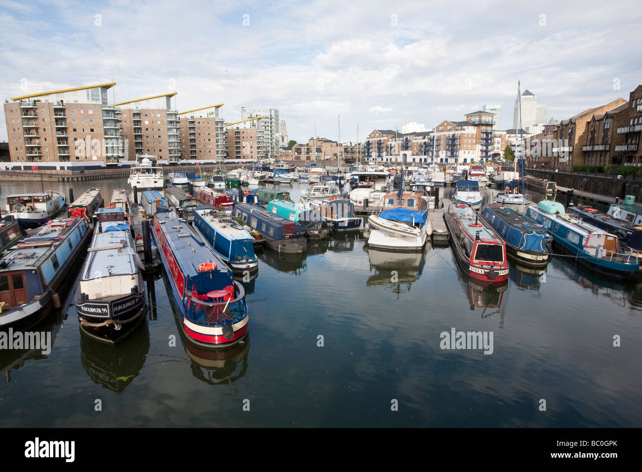 Limehouse Bassin, London, England, UK Stockfoto