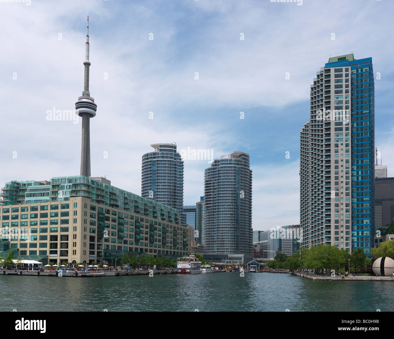 Toronto Harbourfront Ansicht Ontario Kanada Stockfoto