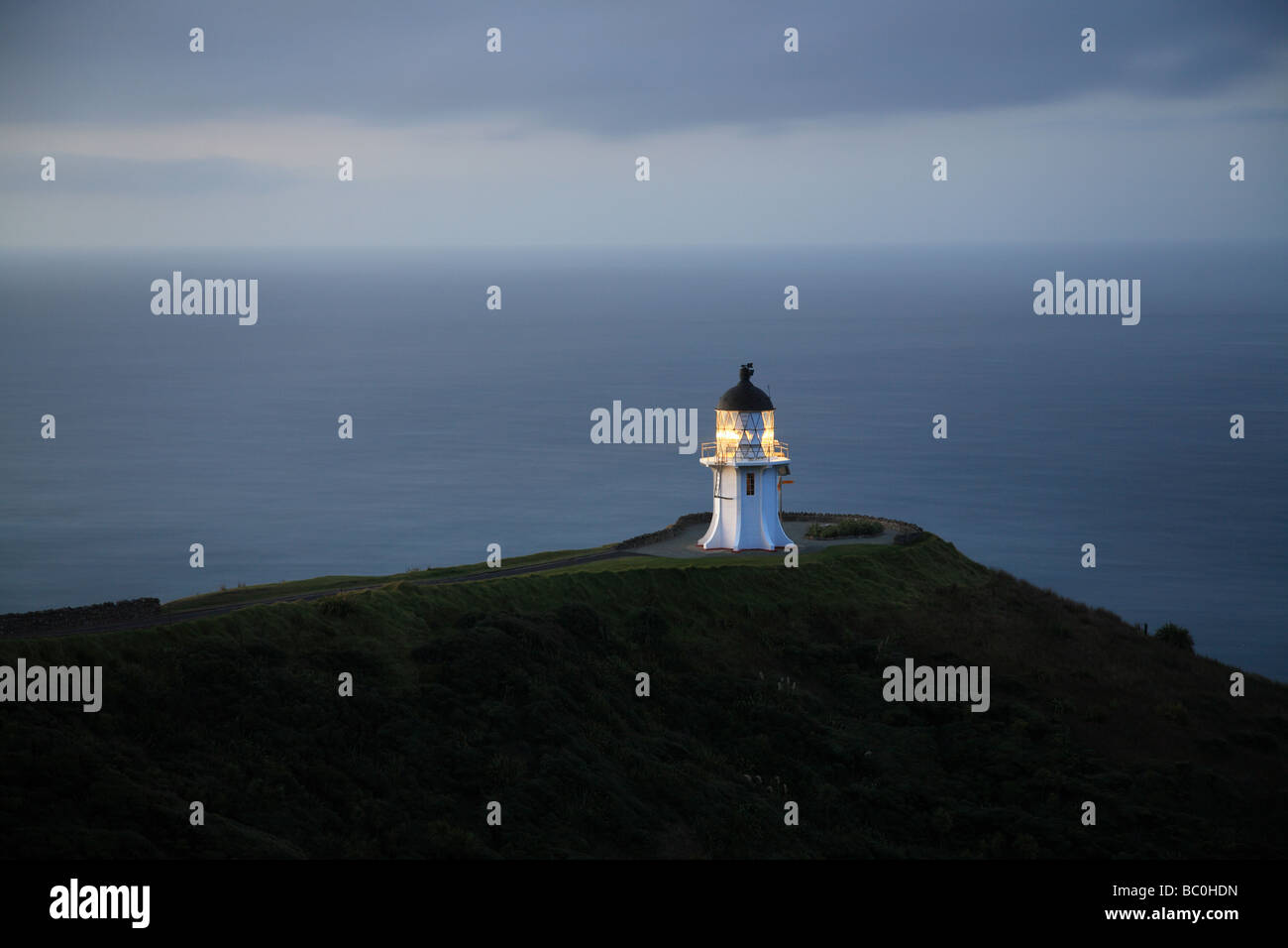 Leuchtturm von Cape Reinga, Northland, Neuseeland Stockfoto