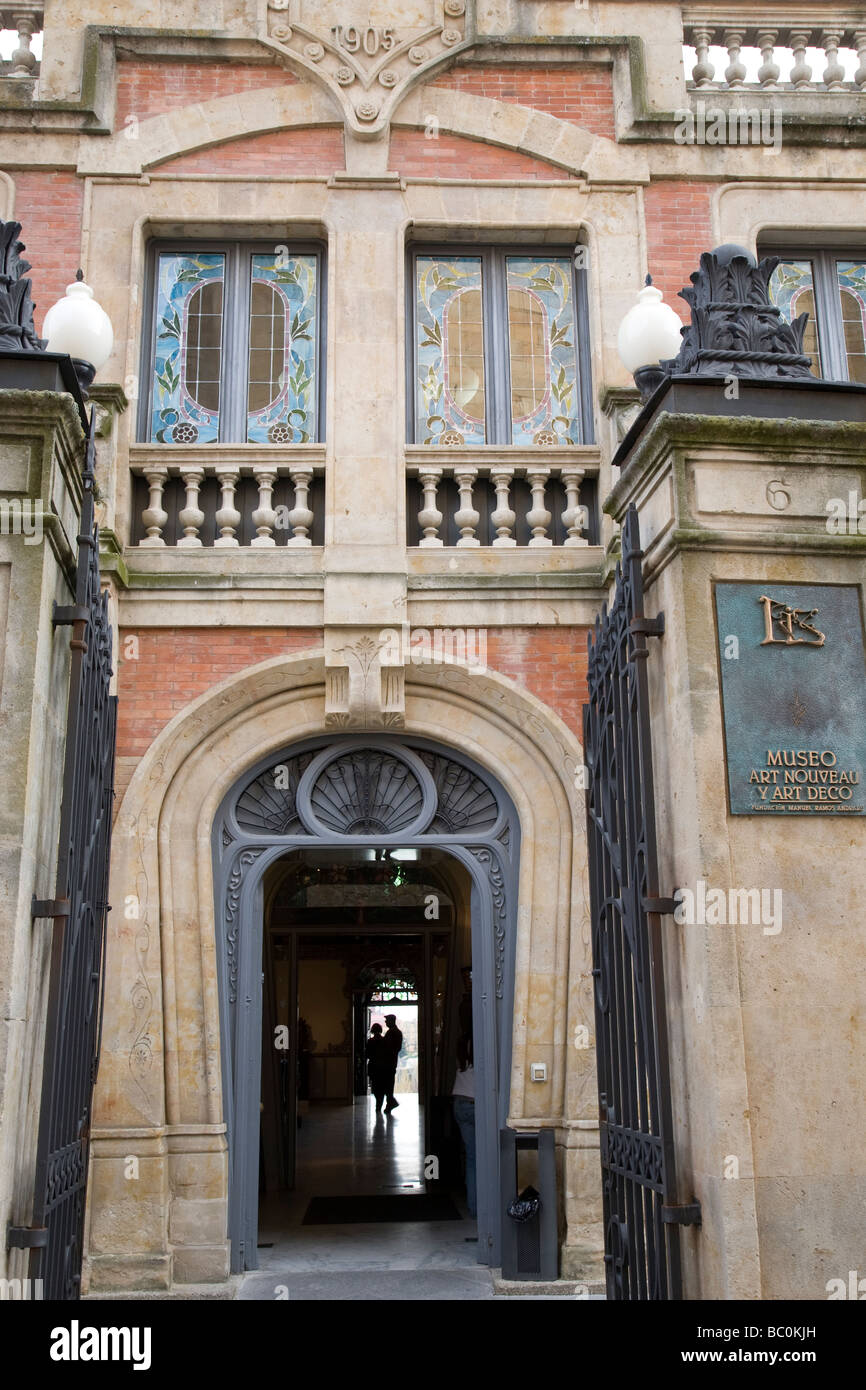 Casa Lis, Jugendstil und Art Deco Museum, Salamanca, Kastilien und Leon, Spanien Stockfoto