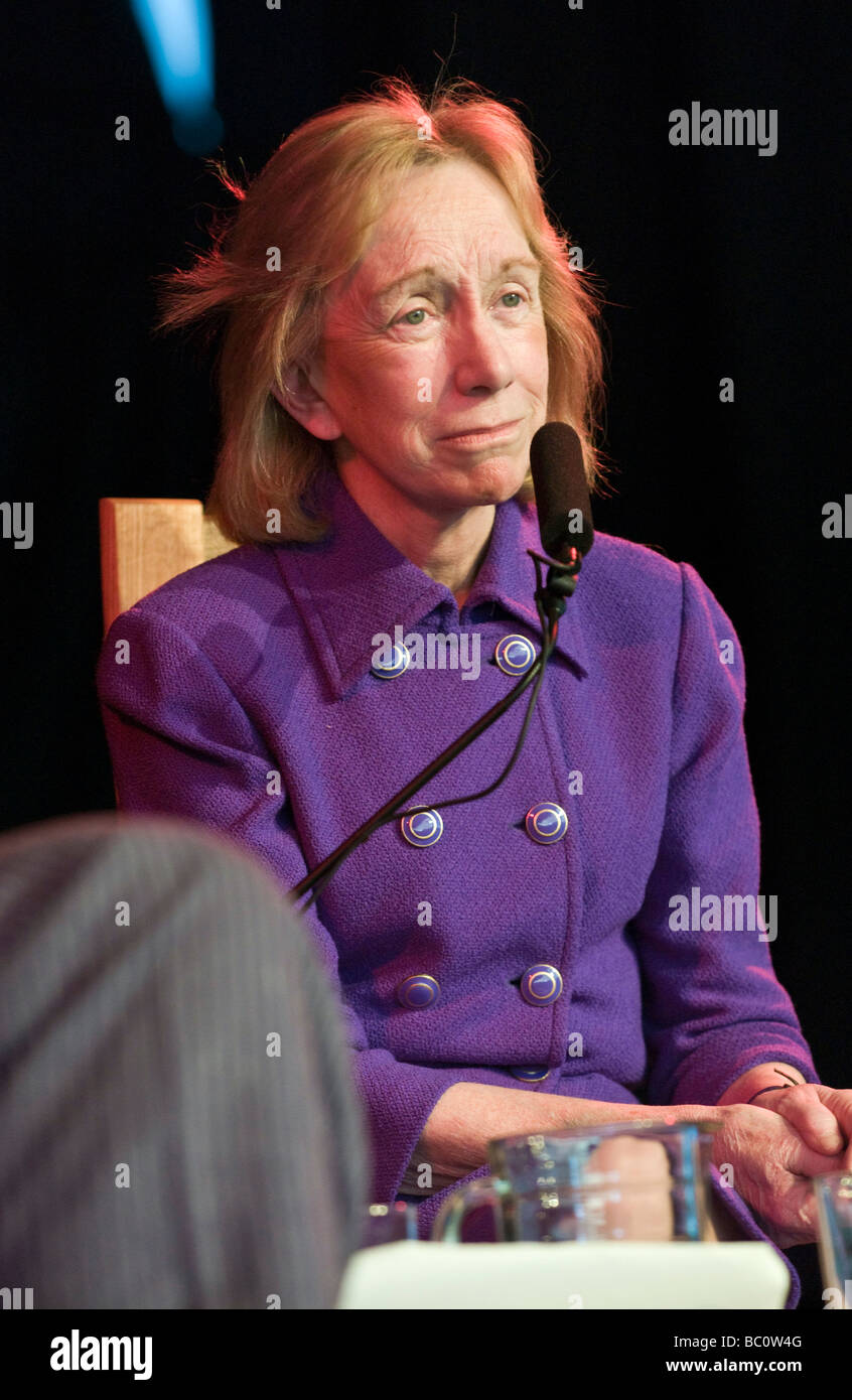 Doris Kearns Goodwin Pulitzer-Preis ausgezeichneten American Biograph Historiker und politischer Kommentator Hay Festival 2009 Stockfoto