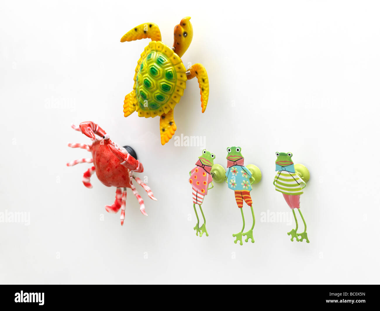 Kühlschrank-Magnet mit Magnet Stockfoto