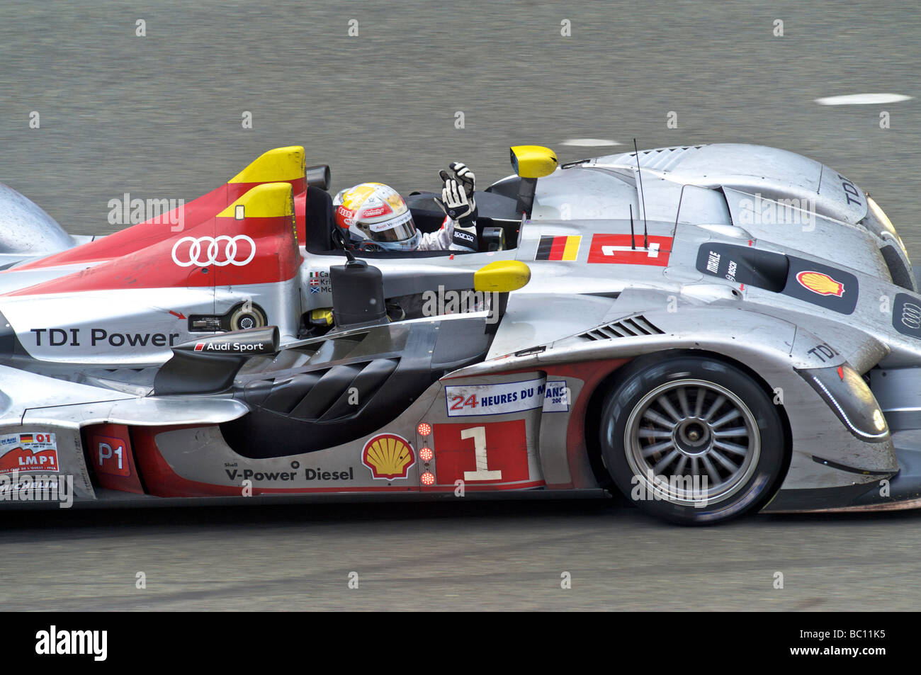 24 Stunden von Le Mans-Sportwagen-Rennen 2009 Stockfoto